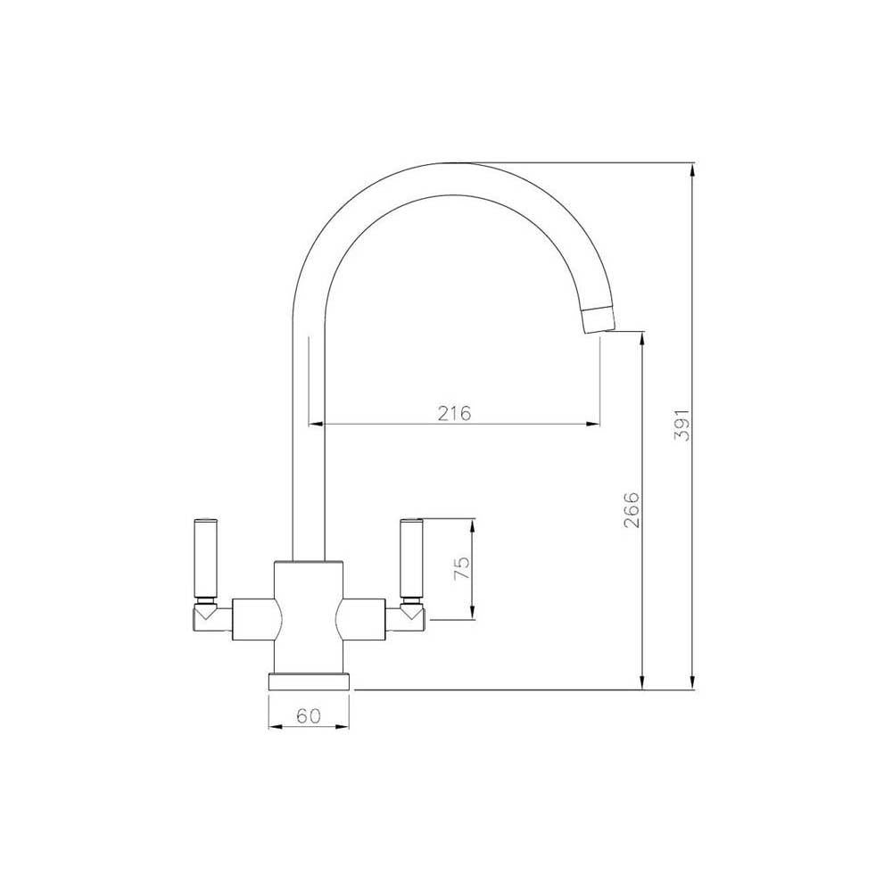 Abode Atlas Monobloc Mixer Tap