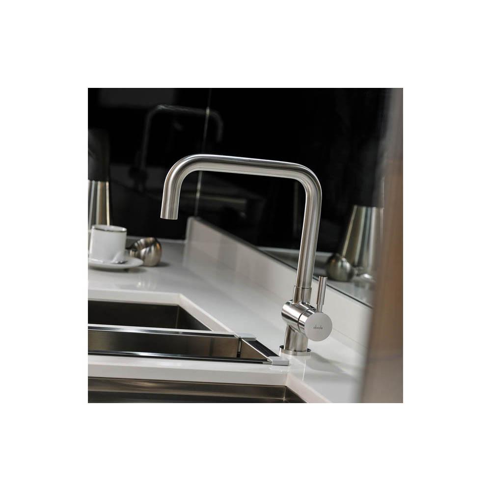 Abode Propus Single Lever Mixer Tap - Stainless Steel