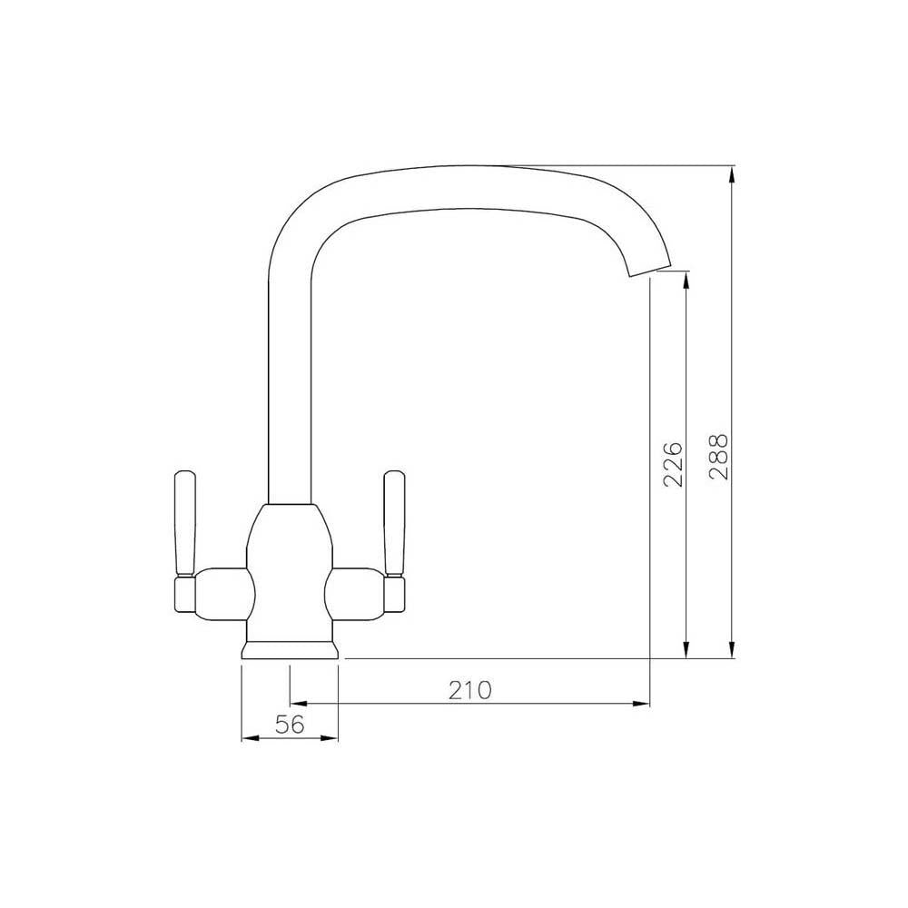 Abode Tate Monobloc Mixer Tap