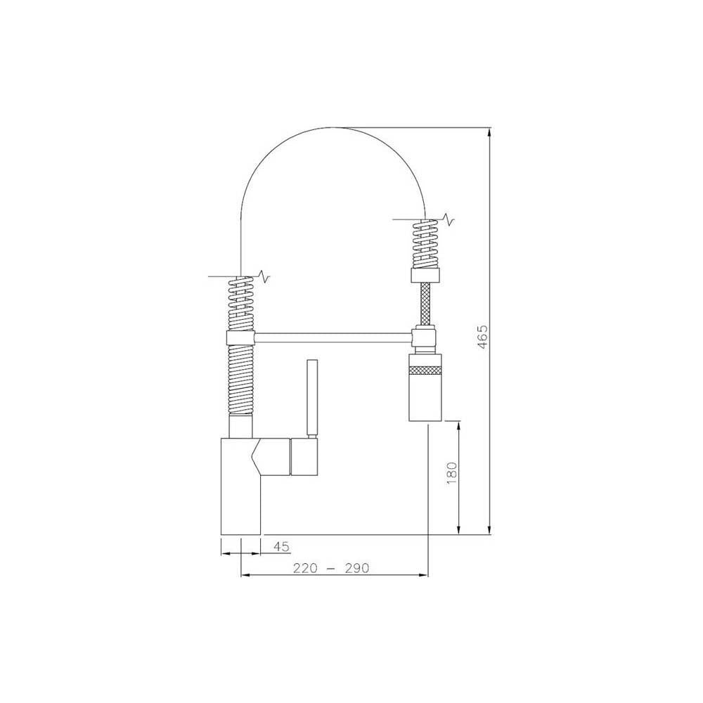 Abode Ratio Professional Single Lever Mixer Tap