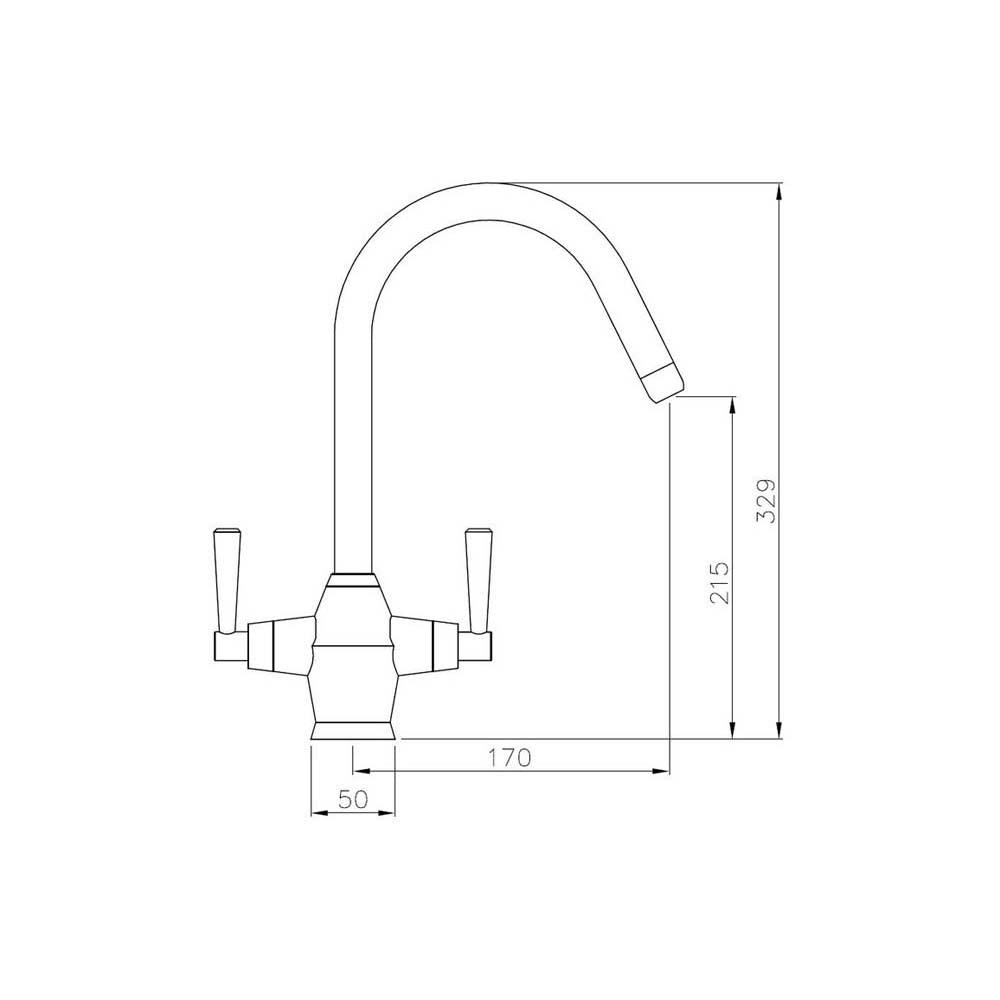 Abode Taura Monobloc Mixer Tap
