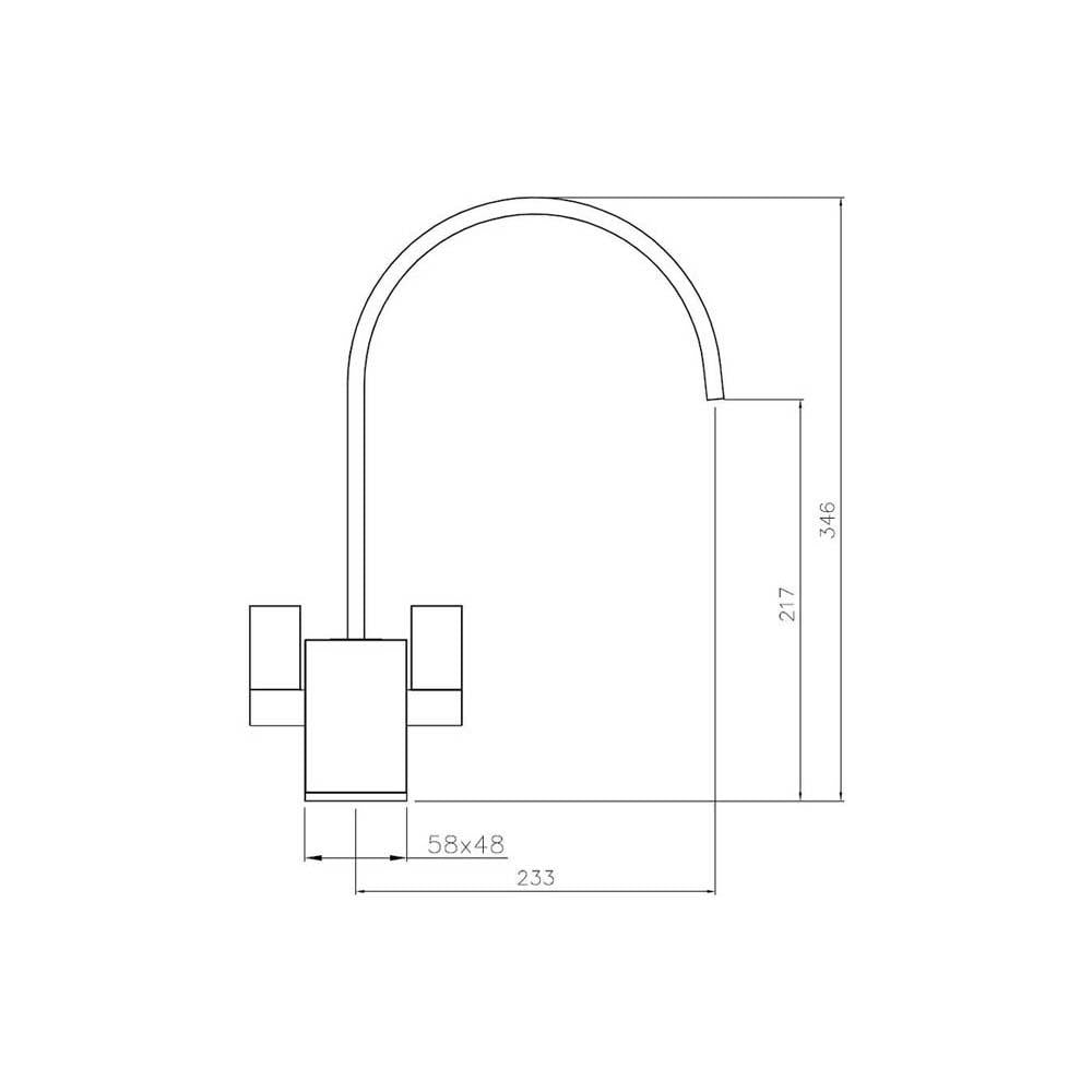 Abode Atik Monobloc Mixer Tap