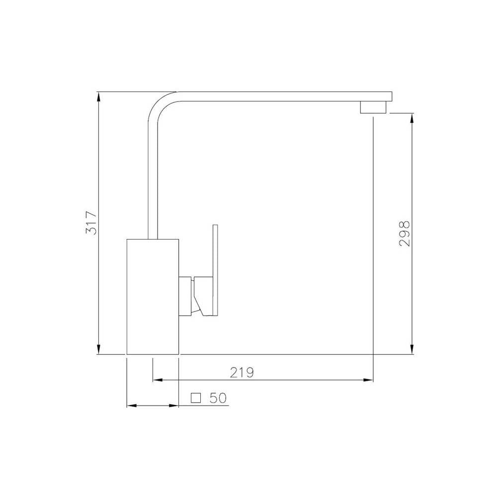 Abode New Media Single Lever Mixer Tap
