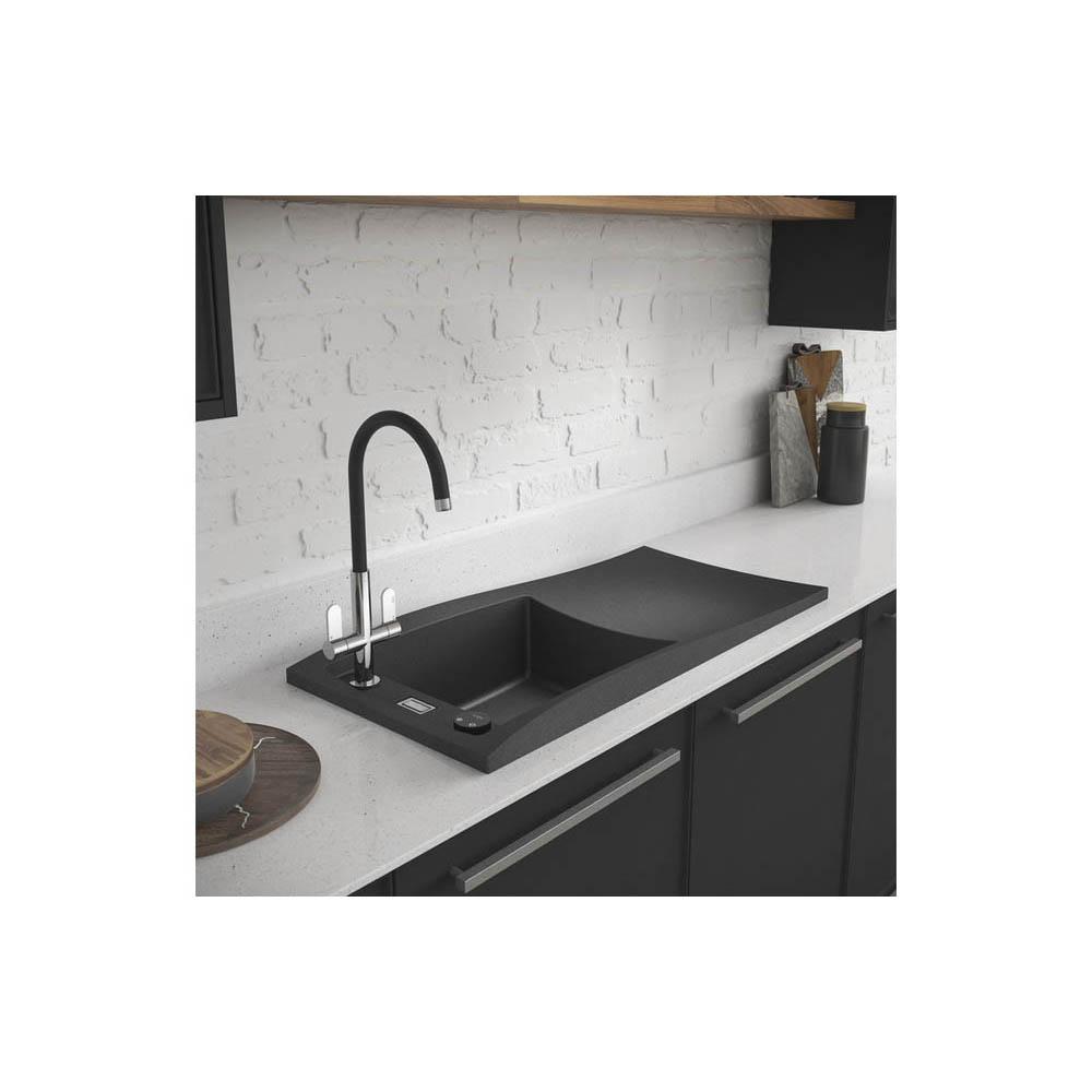 Abode Linear Nero Monobloc Mixer Tap