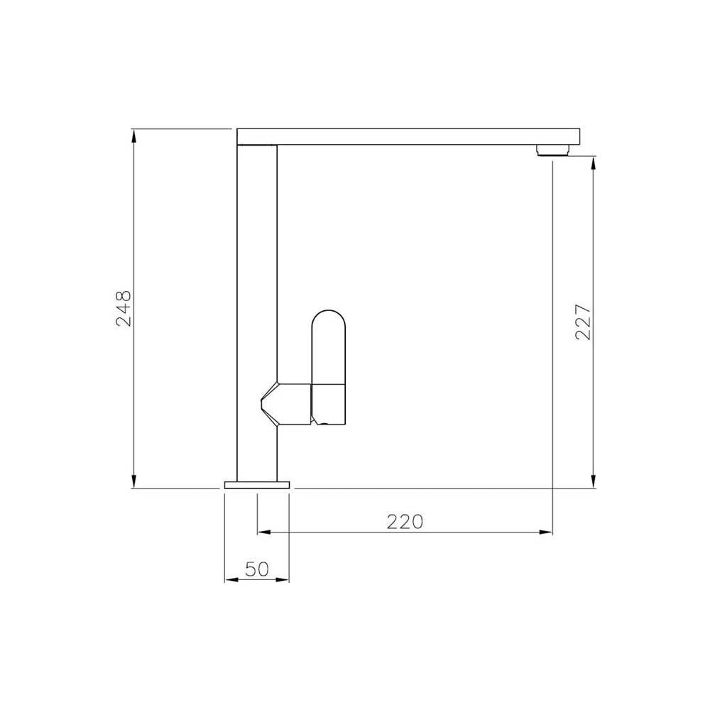 Abode Linear Single Lever Mixer Tap