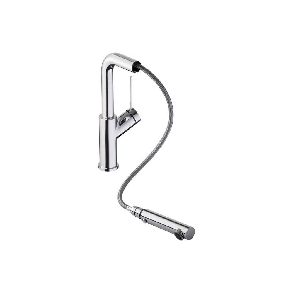 Abode Virtue Angle Mixer Tap with Pull Out