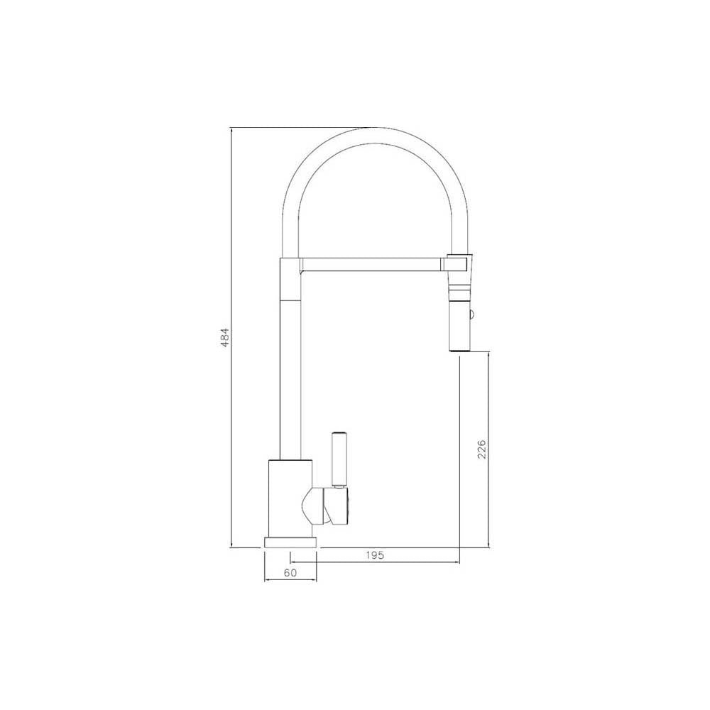 Abode Atlas Professional Single Lever Mixer Tap