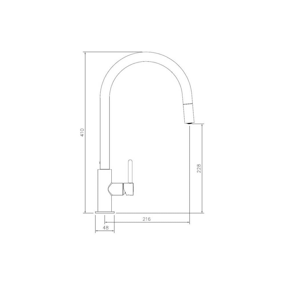 Abode Althia Mixer Tap with Pull Out