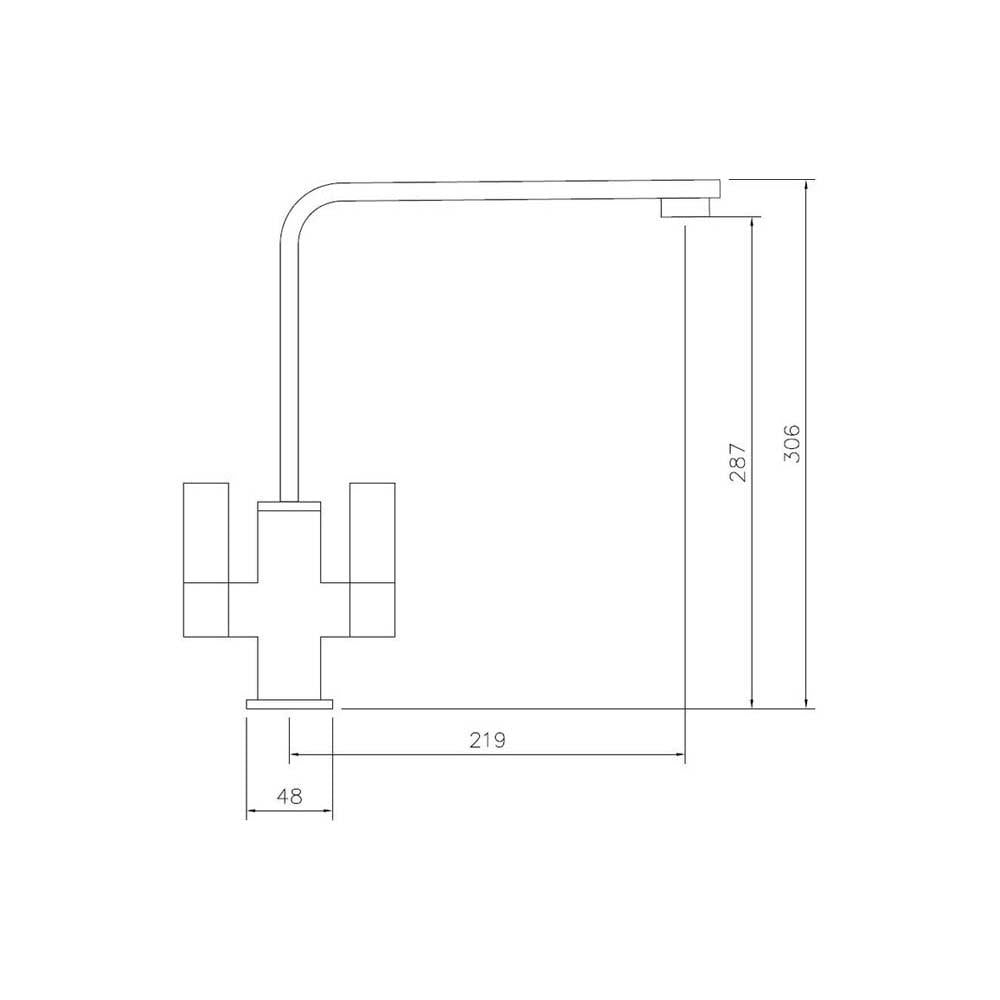 Abode Quantic Monobloc Mixer Tap