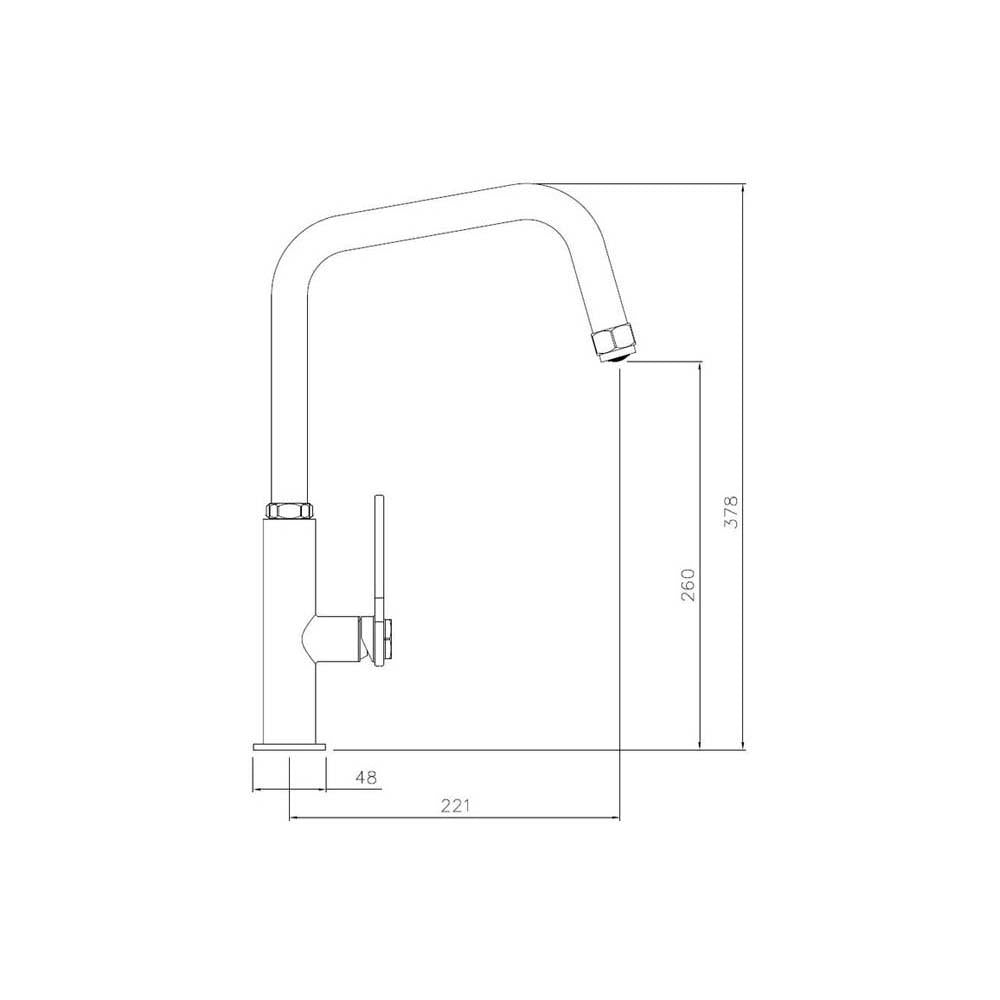 Abode Hex Single Lever Mixer Tap