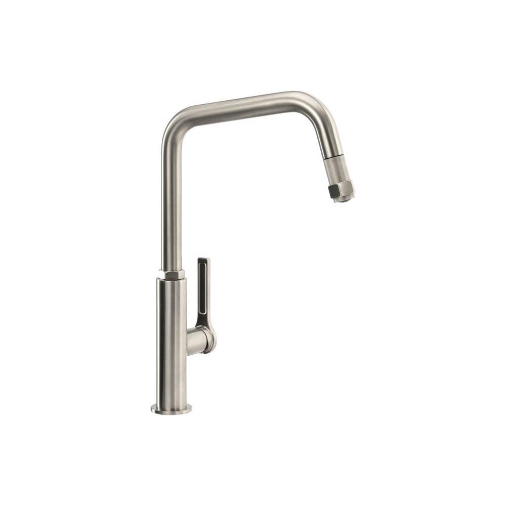 Abode Hex Single Lever Mixer Tap with Pull Out