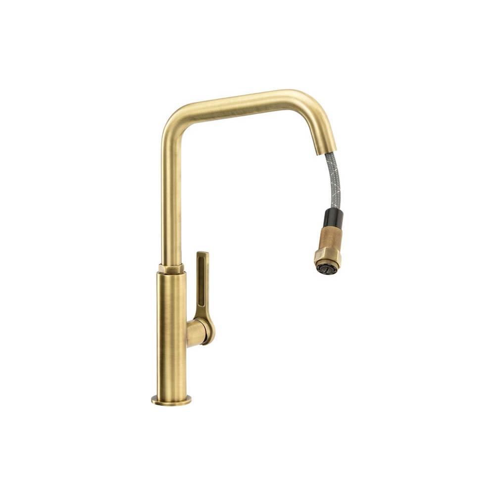 Abode Hex Single Lever Mixer Tap with Pull Out