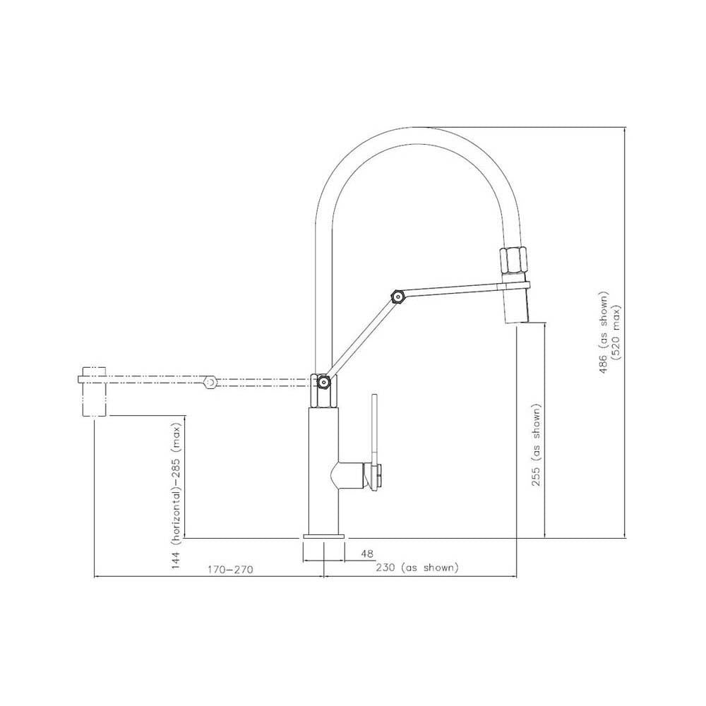Abode Hex Professional Mixer Tap