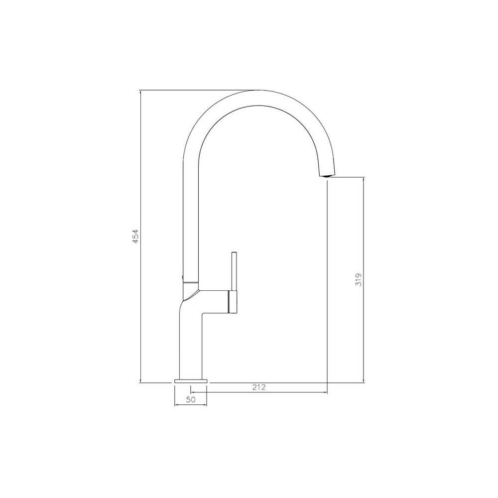 Abode Tubist Single Lever Mixer Tap