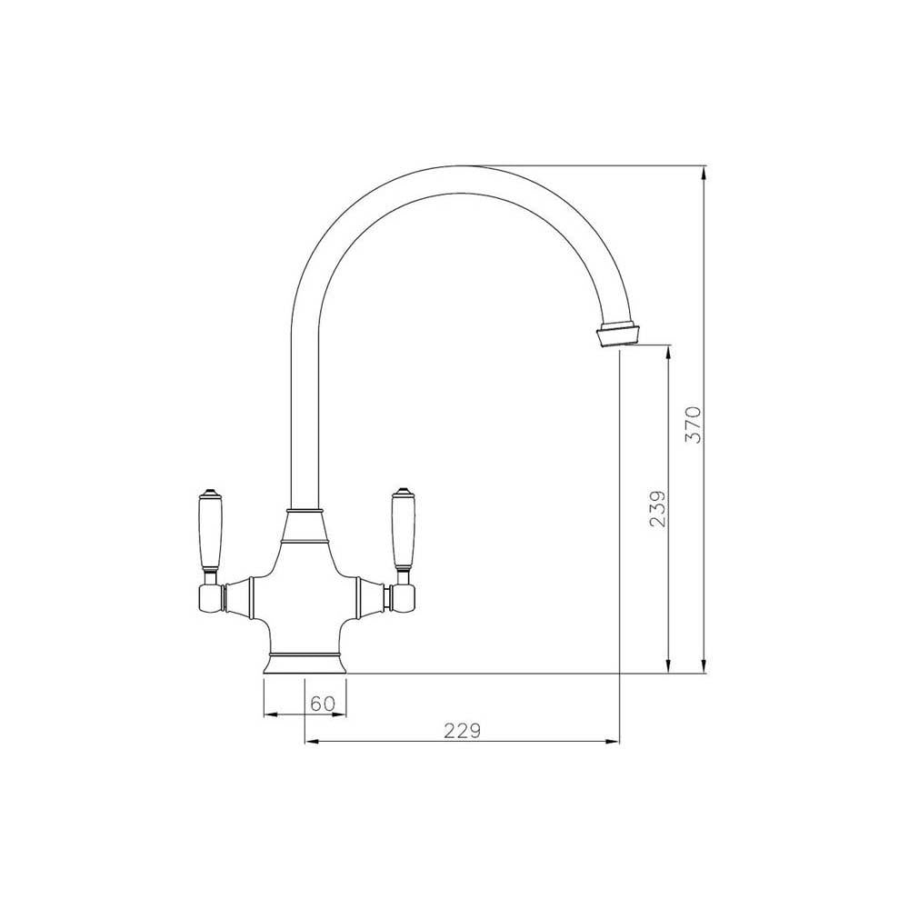 Abode Astbury Monobloc Mixer Tap