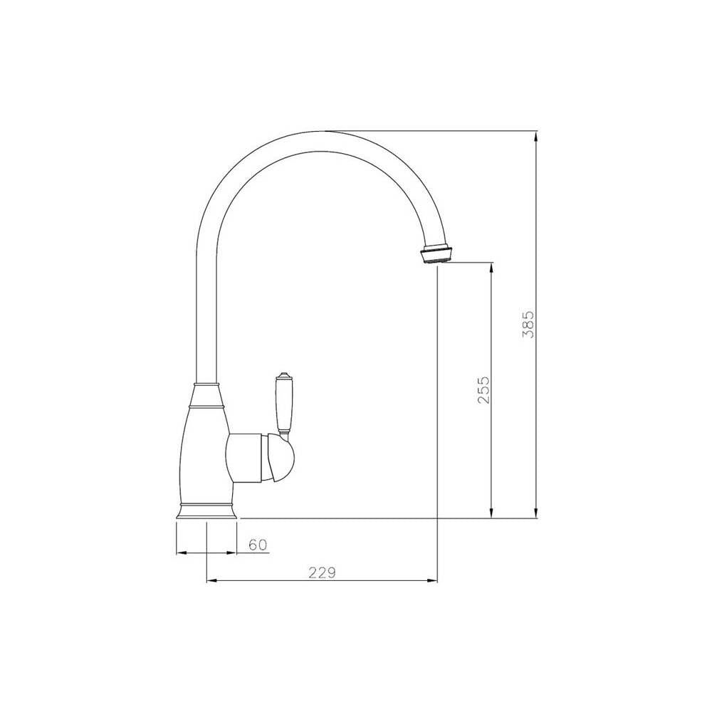 Abode Astbury Single Lever Mixer Tap