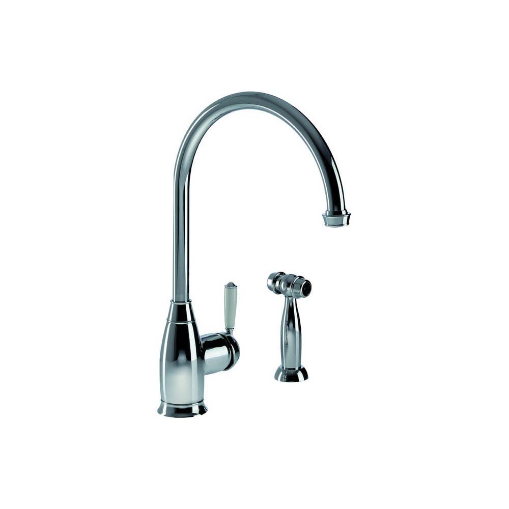 Abode Astbury Single Lever Mixer Tap with Handspray
