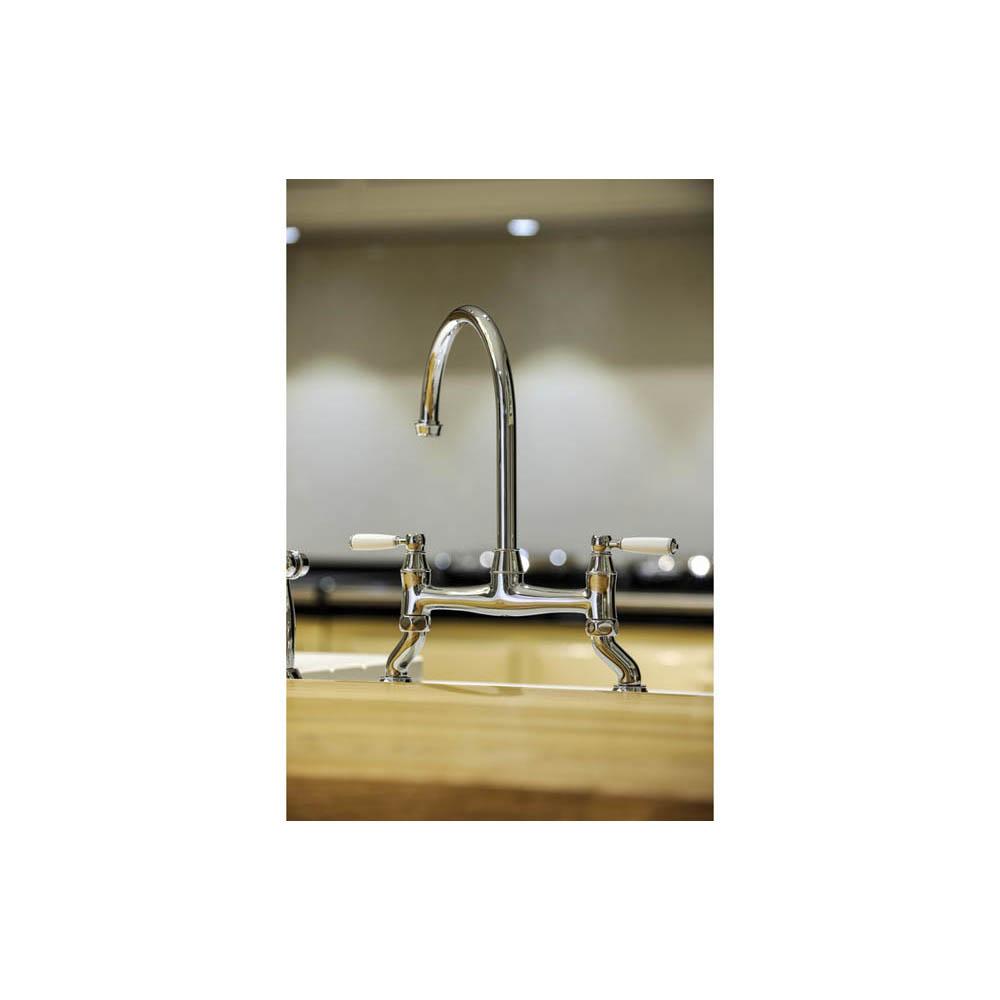 Abode Astbury Bridge Mixer Tap with Handspray