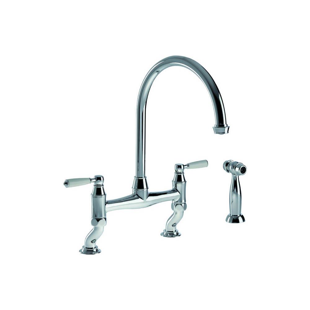 Abode Astbury Bridge Mixer Tap with Handspray