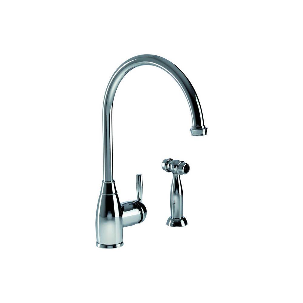 Abode Brompton Single Lever Mixer Tap with Handspray