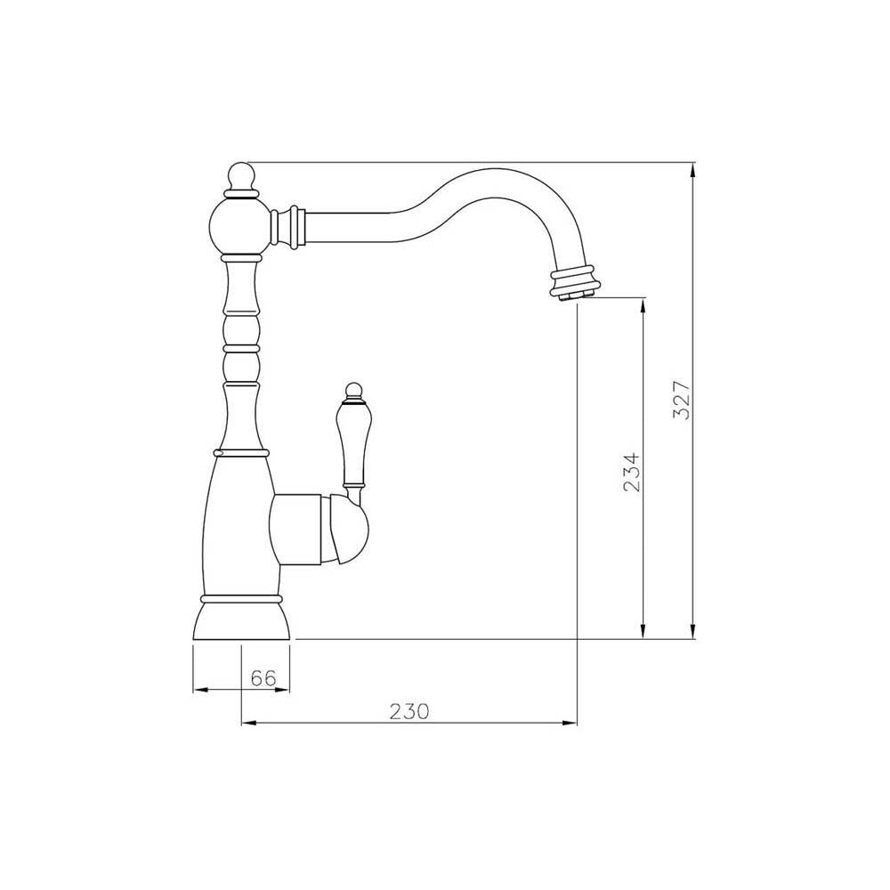 Abode Bayenne Single Lever Mixer Tap