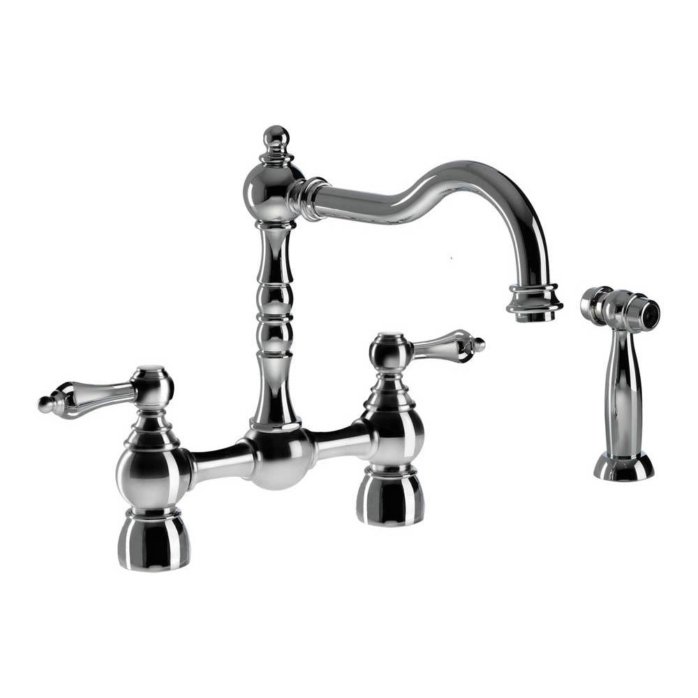 Abode Bayenne Bridge Mixer Tap with Handspray
