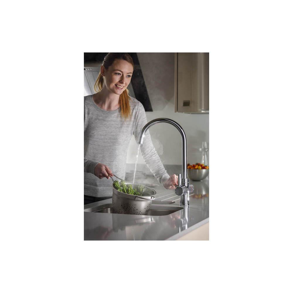 Abode Prostream 3-in-1 Swan Spout Monobloc Tap