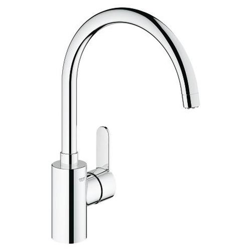 Grohe Eurostyle Cosmopolitan 1/2 Inch Single Lever Chrome Sink Mixer with High Spout